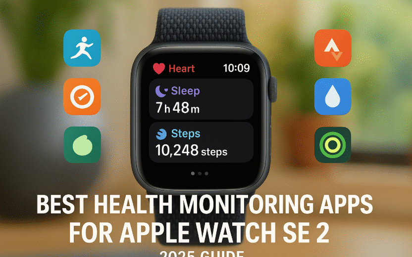Apple Watch SE 2 compatible health apps, wellness tracking on Apple Watch, sleep and heart rate apps Apple Watch SE 2, Apple Watch fitness dashboard, top Apple Watch SE 2 wellness apps