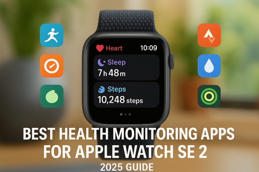 Apple Watch SE 2 compatible health apps, wellness tracking on Apple Watch, sleep and heart rate apps Apple Watch SE 2, Apple Watch fitness dashboard, top Apple Watch SE 2 wellness apps