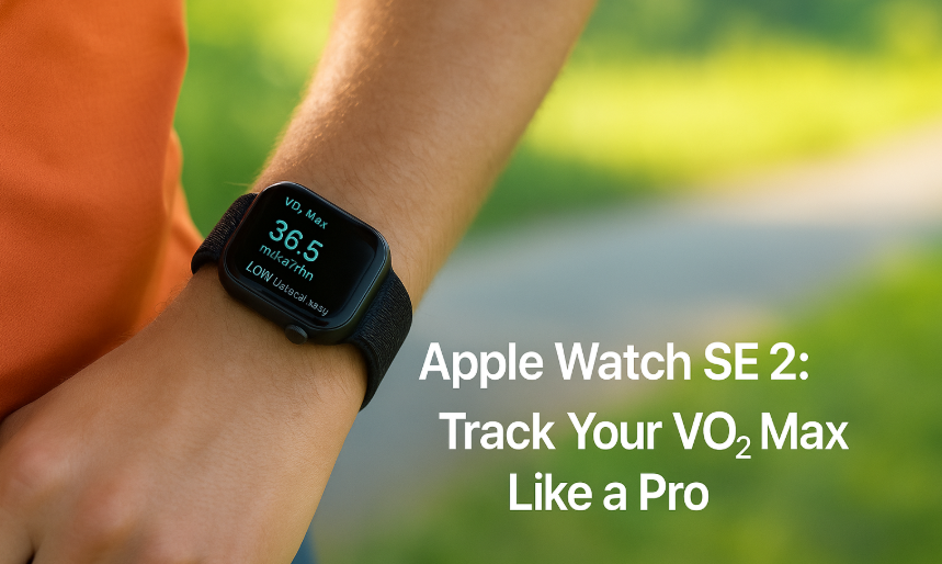 Apple Watch SE 2 displaying VO2 Max screen