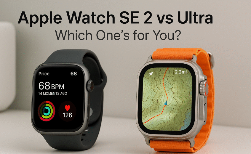 Apple Watch SE 2 lightweight fitness watch"