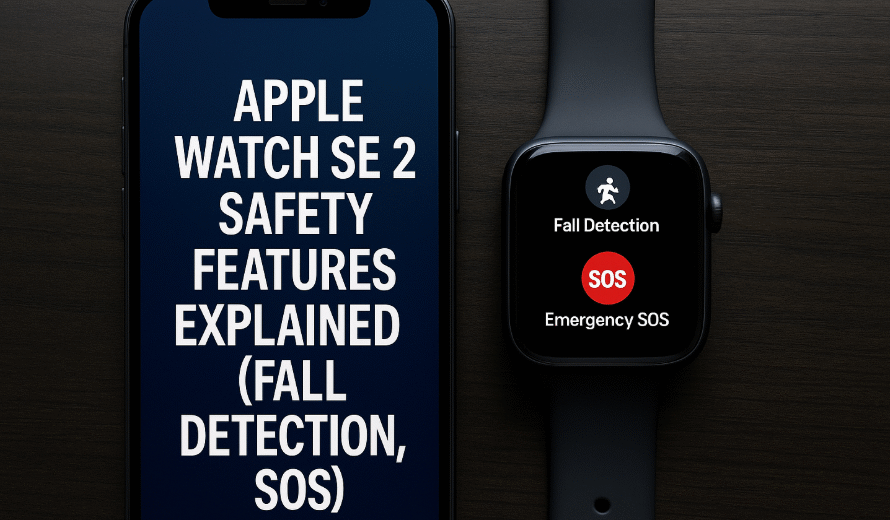 Apple Watch SE 2 safety features fall detection SOS