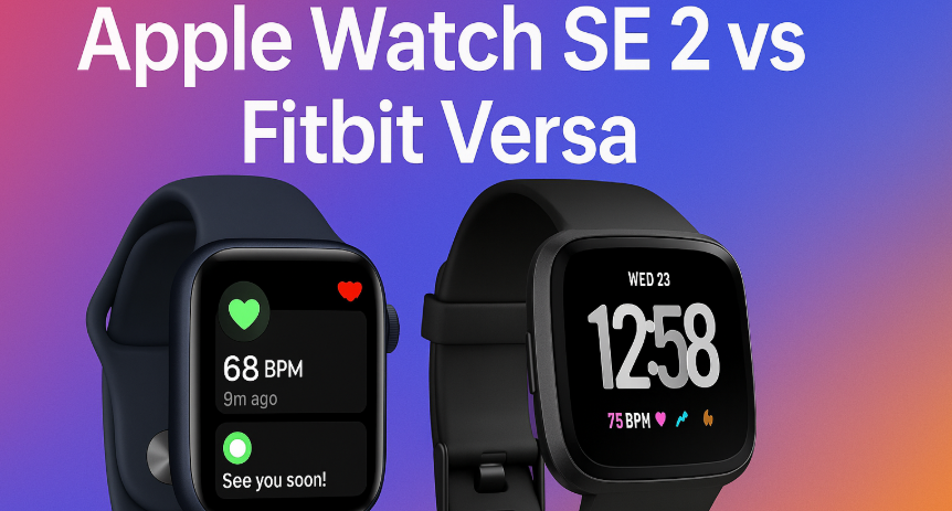 Apple Watch SE 2 vs Fitbit Versa comparison for fitness and daily usage in 2025