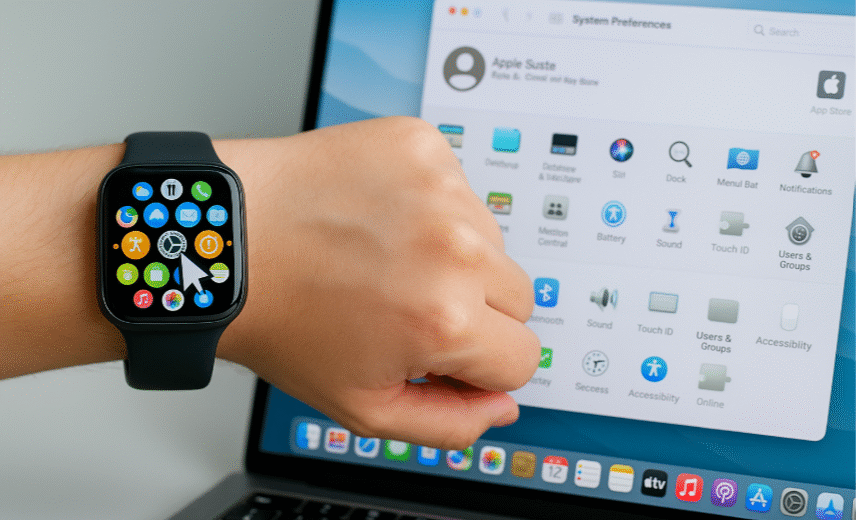Apple Watch controlling Mac, Apple Watch remote, Apple ecosystem control, Apple Watch and Mac connection, Mac remote control with Apple Watch