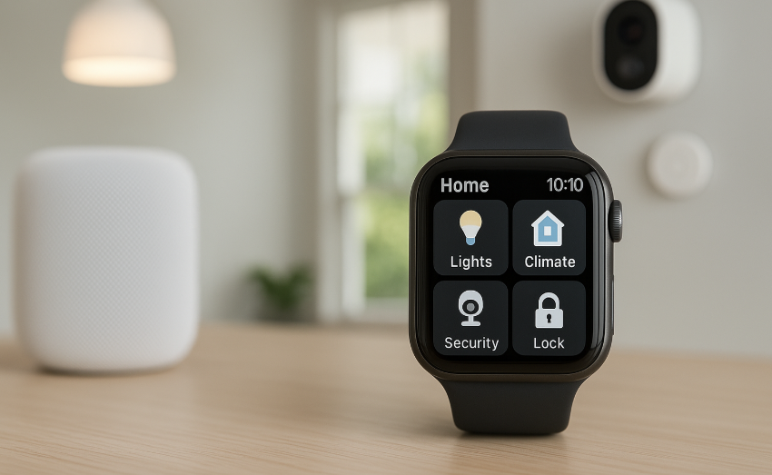 Apple Watch smart home control, controlling smart home with Apple Watch, Apple Watch Siri, HomeKit control, smart home devices, Apple Watch 2025, smart home integration, Apple ecosystem, Apple Watch automation