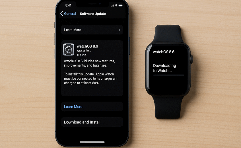 Apple Watch update, managing Apple Watch through iPhone, Apple Watch syncing, watchOS updates, iPhone Apple Watch, Apple ecosystem, Apple Watch software update