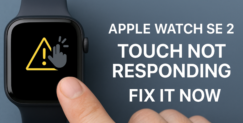 Fixing unresponsive touch screen on Apple Watch SE 2 with step-by-step troubleshooting
