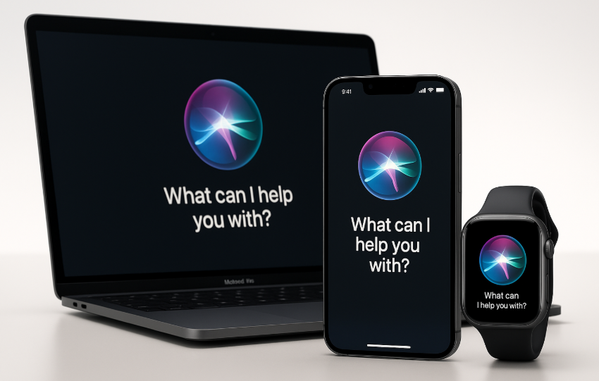 Siri setup, Apple devices, cross-device control, Siri integration, Apple ecosystem, productivity with Siri, Siri voice control, Apple Watch and iPhone