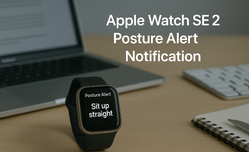 apple watch se 2 posture alert, correcting posture using wearable, apple watch posture reminder, fitness feature watchOS