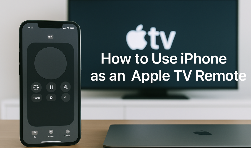 iPhone Apple TV remote, Apple TV control, iPhone controlling Apple TV, Apple TV remote setup, Apple ecosystem, iPhone Apple TV integration, Apple TV navigation with iPhone